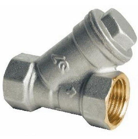AQUALINK фильтр косой Ду15 (1/2") сетчатый латунь вн-вн 015481