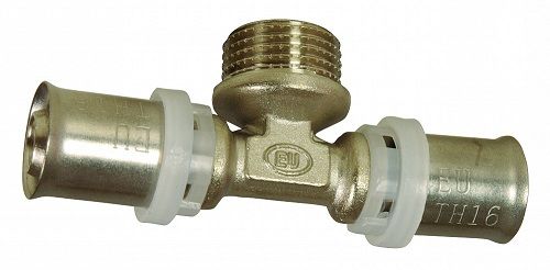Мет. пласт. пресс EU тройник 26*1"*26 НР