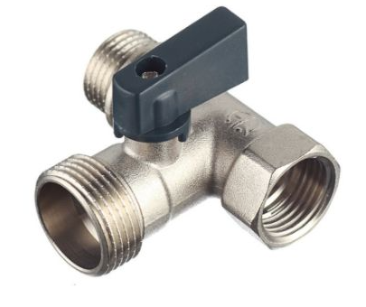 LEMEN кран проходной 1/2"x3/4"x1/2" для подключения приборов (048480)