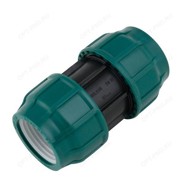 ПНД муфта соединительная 32*32 POELSAN GREEN (зеленая серия)
