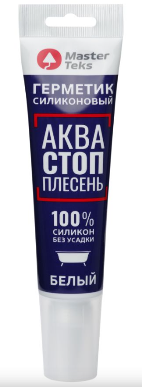 MasterTeks герметик санитарный силиконовый белый 80мл. (073565)