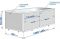 экран под ванну "Кварт" голубой иней 1,48 м