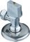 TERMA кран угловой 1/2"x3/8" с цангой на 10мм с отражателем для подключения приборов TRm723