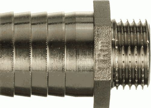 TRm штуцер для шланга Ду 15 (1/2") НР - 25мм арт.06227
