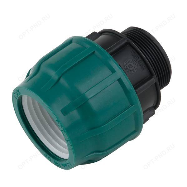 ПНД муфта 25*3/4" НР POELSAN GREEN (зеленая серия)