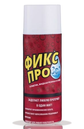 ФИКС ПРО герметик, жидкая резина и клей 3 в 1, белый 450 мл.(6561)