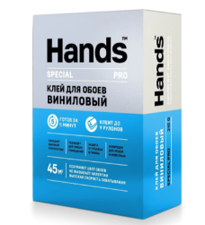 Клей обойный Hands Special PRO Винил 210 г (до 45 кв.м.) (10675359)