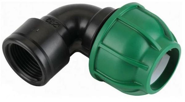 ПНД уголок 32*3/4" ВР POELSAN GREEN (зеленая серия)