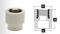 PPRC VESBO/ВЕСБО муфта комбинированная ВР 25*1/2" (50046)