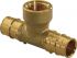 Uponor тройник 25-3/4"-25 ВР (латунь)