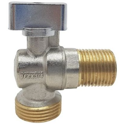 LEMEN кран угловой 1/2"x3/4" для подключения приборов (061199)